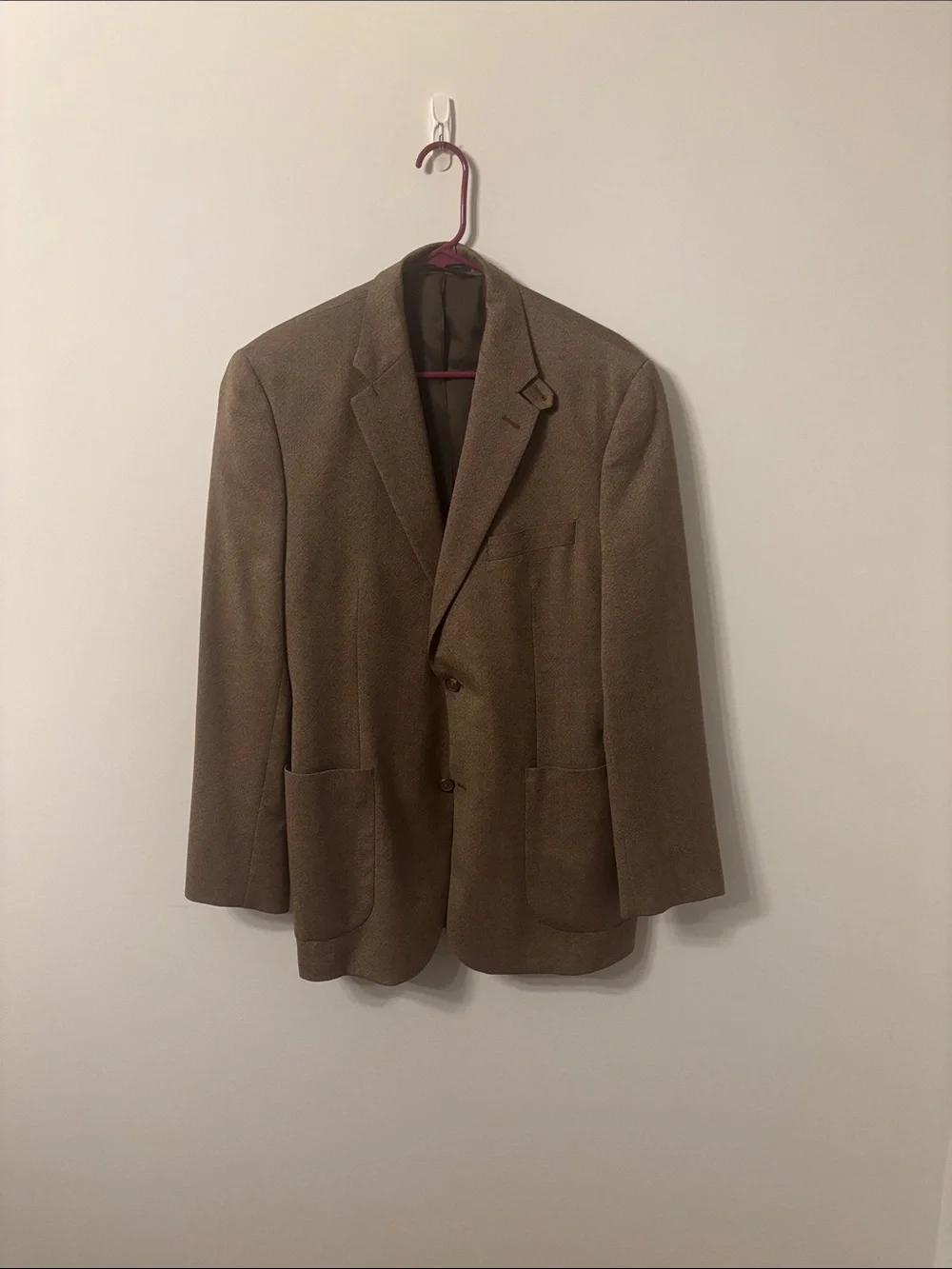 Ralph Lauren Brown Textured Two-Button Sport Coat